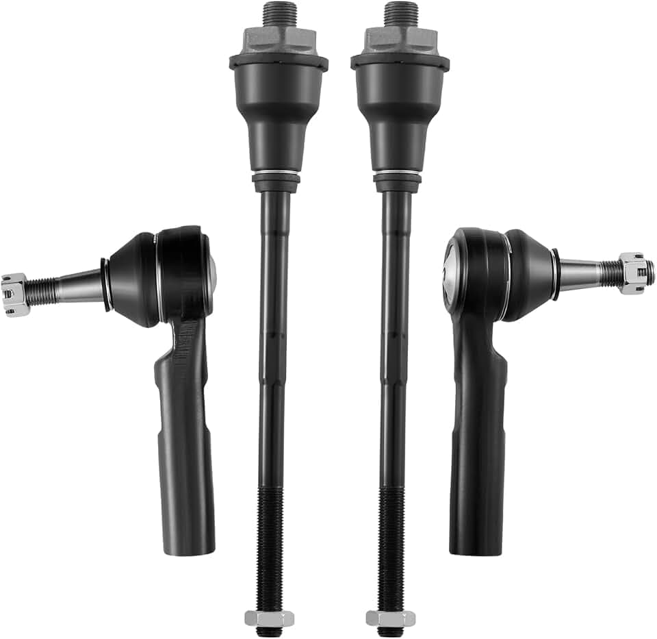 BDFHYK 4PC Front Inner Outer Tie Rod Kit for Chevy Silverado 1500 99-06