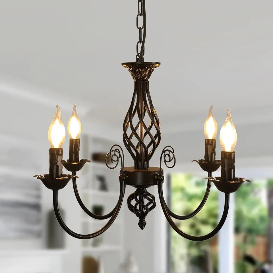 Comely Industrielle Kronleuchter 4 Lichter E14 Pendelleuchten Deckenleuchte