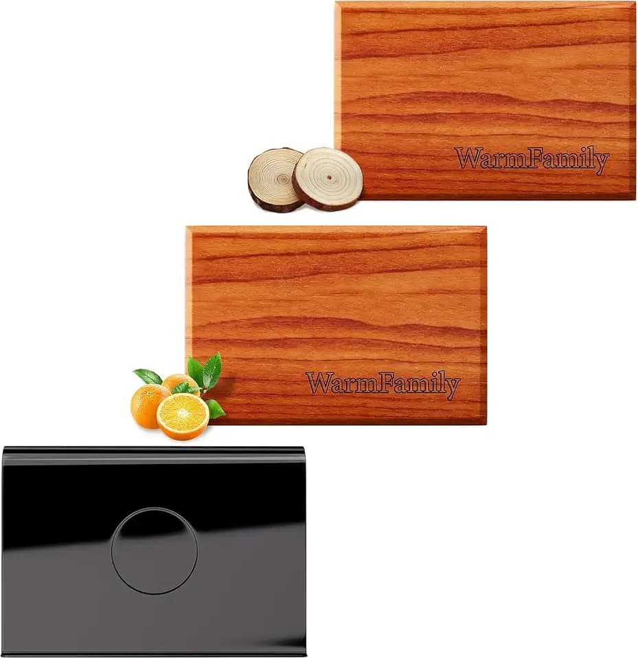 Car Air Freshener - The Original Wood Air Freshener, Long Lasting Odor Eliminator for Cars, Trucks & SUVs, Eco Friendly Vehicle Scent Diffuser, 2 Pack Scent Refill （Pine-Grove）CLIP INCLUDED