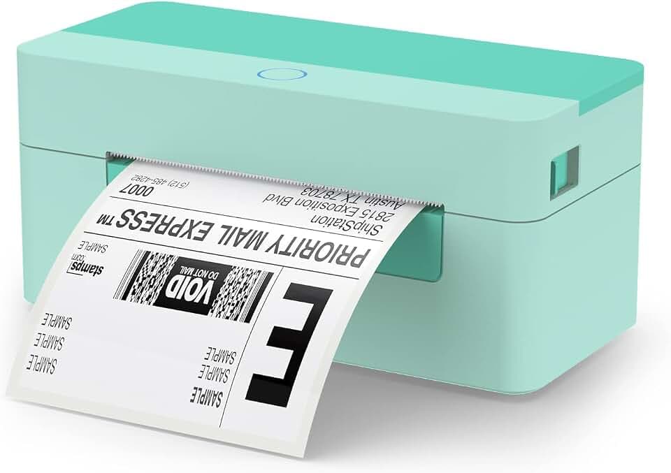 OFFNOVA USB Shipping Label Printer, 4x6 Thermal Printer for Shipping Packages, High-Speed Label Maker, Compatible with ShipStation, UPS, FedEx, Ebay, Amazon, Shopify, USPS, NO Bluetooth Function