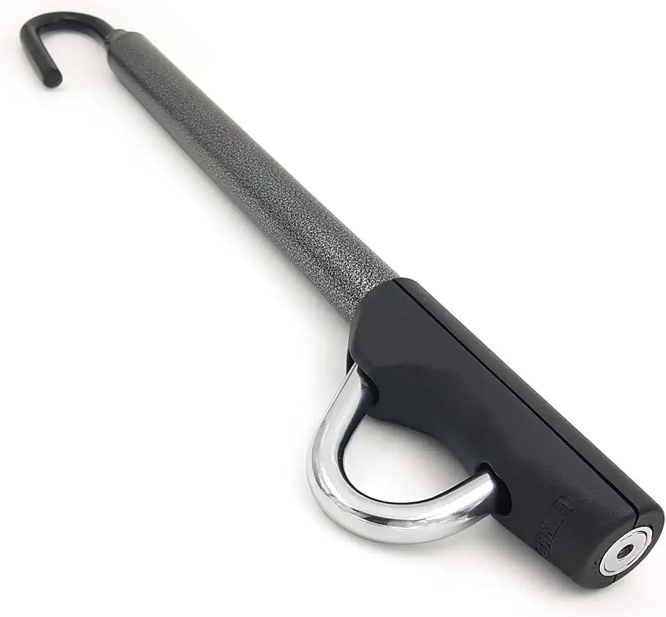 Bunker BB83/B High-end Steering Wheel Brake Pedal Lock, Up to 80cm, Easier and More Precise Adjustment, Heavy Dutty Universal Clutch Anti Theft Bar Lock Device for Car Truck Van, Motorhomes Camper