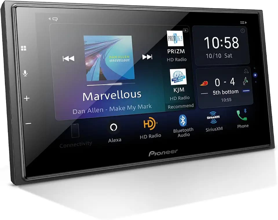 Pioneer DMH-W4660NEX 6.8" Capacitive Touchscreen Double Din Car Stereo