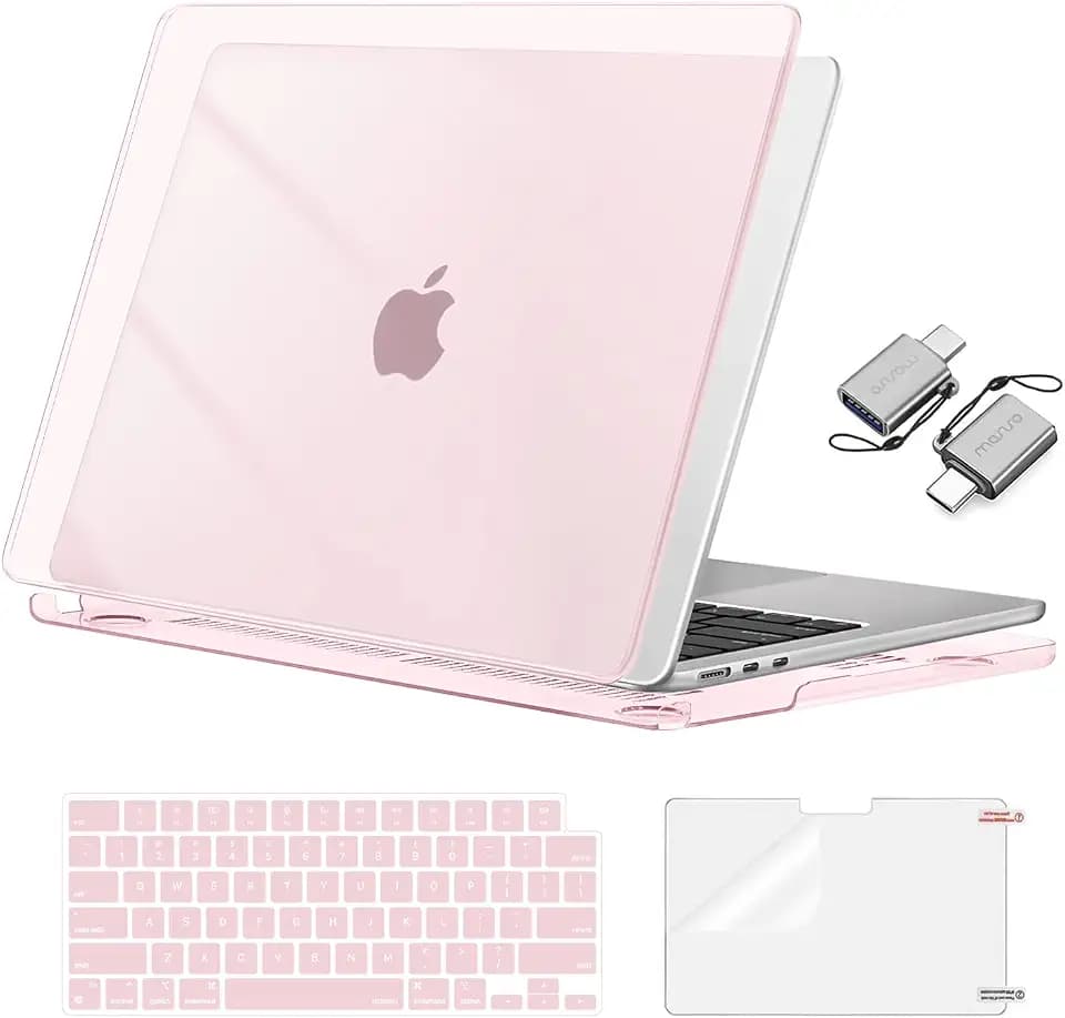 MOSISO Compatible with MacBook Air 13 inch Case M5 2026 M4 M3 M2 2025-2022