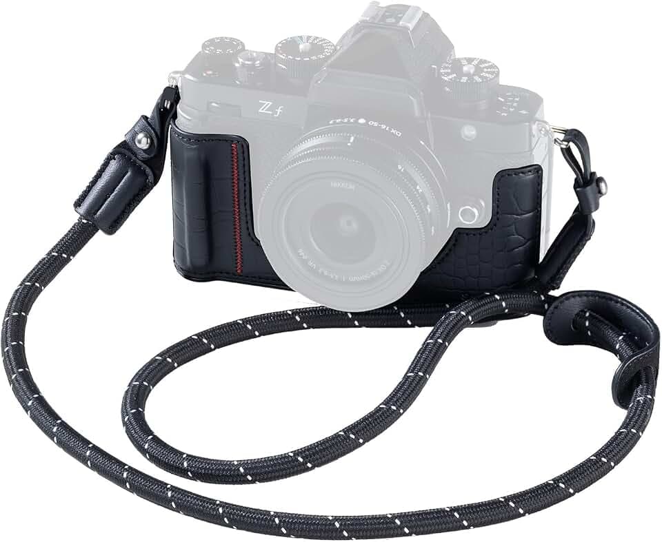 SMALLRIG Camera Case Kit for Nikon Z f with Shoulder Strap (Black)