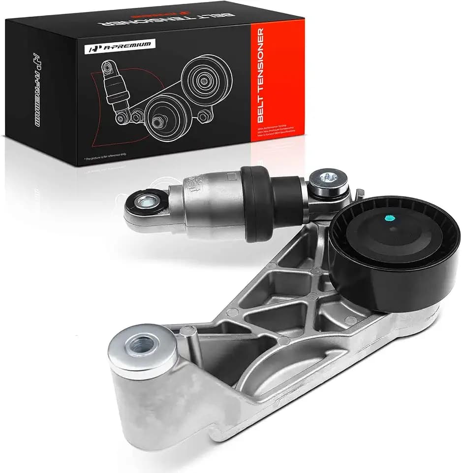 A-Premium Belt Tensioner Assembly with Pulley Compatible with Jeep