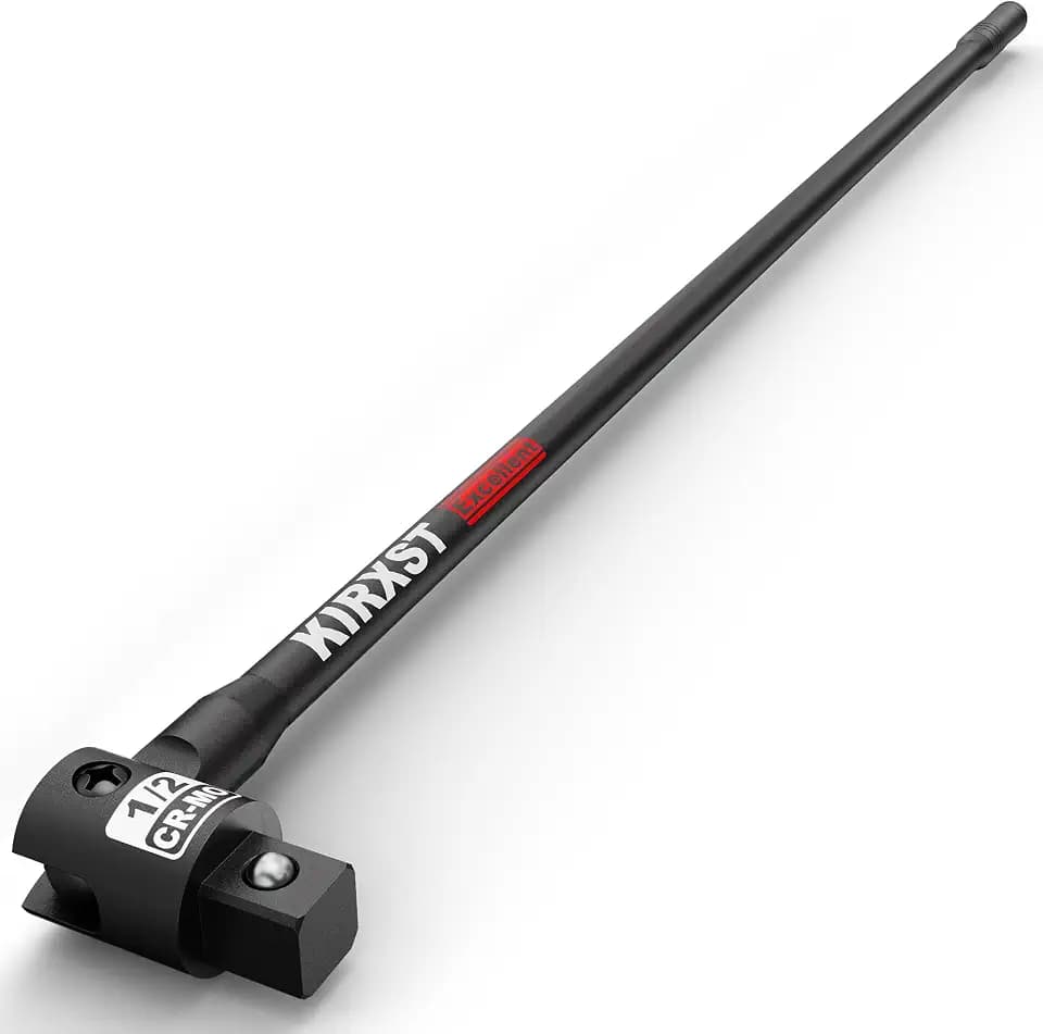 Gelenkgriff 1/2 Zoll, Gelenkhebel Länge 810 mm, Gelenkschlüssel mit Flexiblem Kopf, Steck Drehgriff für Anspruchsvolle Aufgaben und Austausch von Radschrauben an Autos