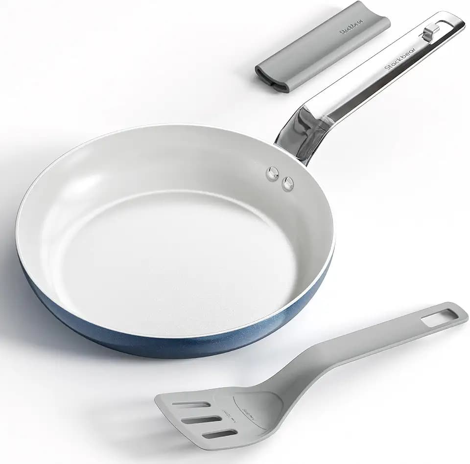 Keramikpfanne 24 cm, Vollflächiger Induktionsboden
