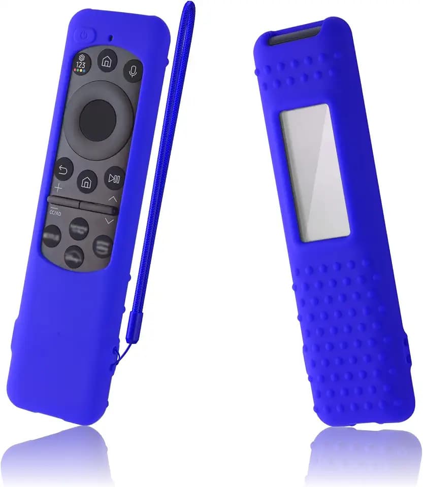 Silicone Cover for Samsung TM2560E BN59-01480L Remote Protective Case Compatible with Samsung BN59-01432 TM2360E Smart TV Remote Light Weight Sleeve (Blue)