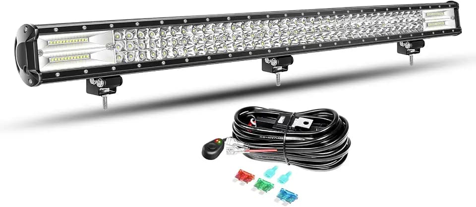 Willpower 39 Inch 540W Led Light Bar with Wiring Harness Spot Flood Combo Beam Fog Work Lamps Driving Offroad Lights for 4x4 Truck Tractor Boat Car ATV UTV SUV 12V 24V