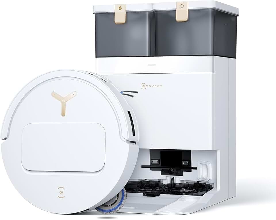ECOVACS DEEBOT T50 PRO Omni Gen3 Saugroboter mit Wischfunktion, 25.000 Pa