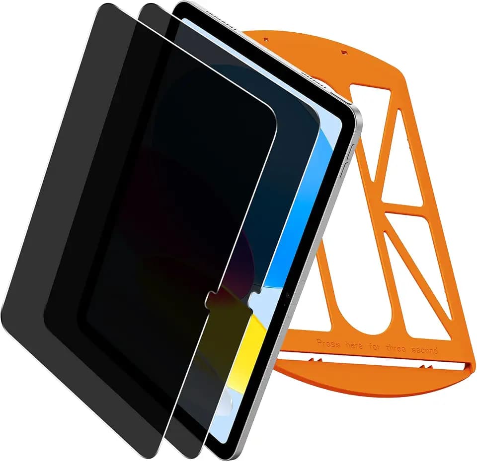 apiker 2 Pack Privacy Screen Protector for iPad A16 11th/10th Generation