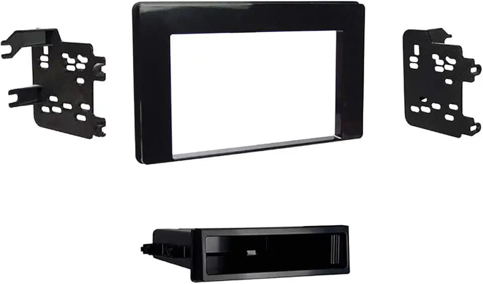 Metra Single-DIN Dash Kit for Toyota Corolla 2017-2019, Black, High Gloss Finish