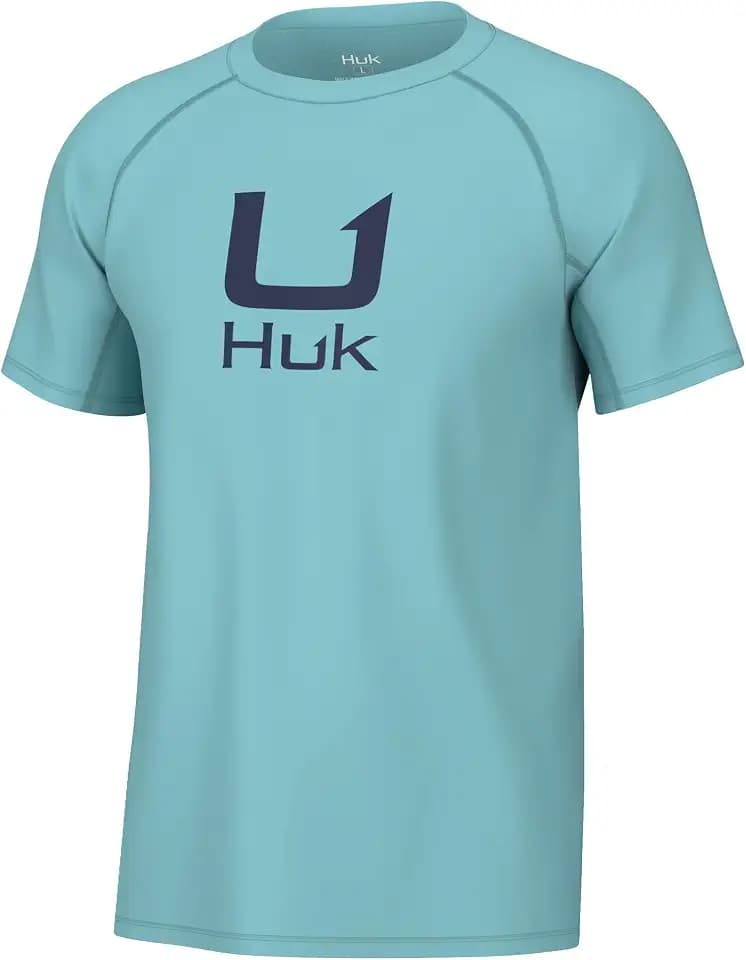 HUK Men's Icon X Crew, Short-Sleeve Performance Fishing Shirt
