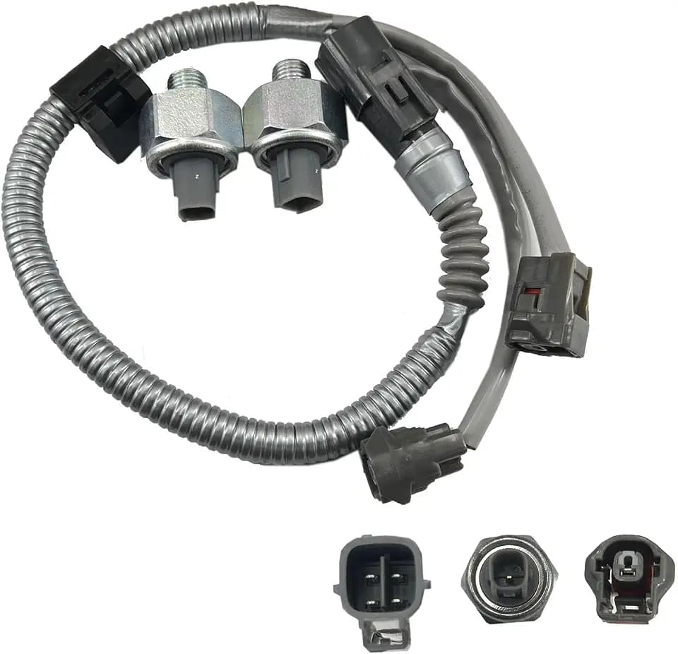 2 Ignition Knock Detonation Sensor Harness Wiring Compatible with ES300 GS300 IS300 SC300 RX300 Compatible with Avalon Celica Highlander Sienna Solara 89615-12090 89615-12050 89615-32010