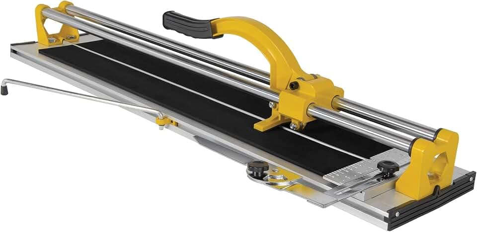 QEP 10900 35-Inch Manual Tile Cutter with Tungsten Carbide Scoring Wheel for Porcelain and Ceramic Tiles