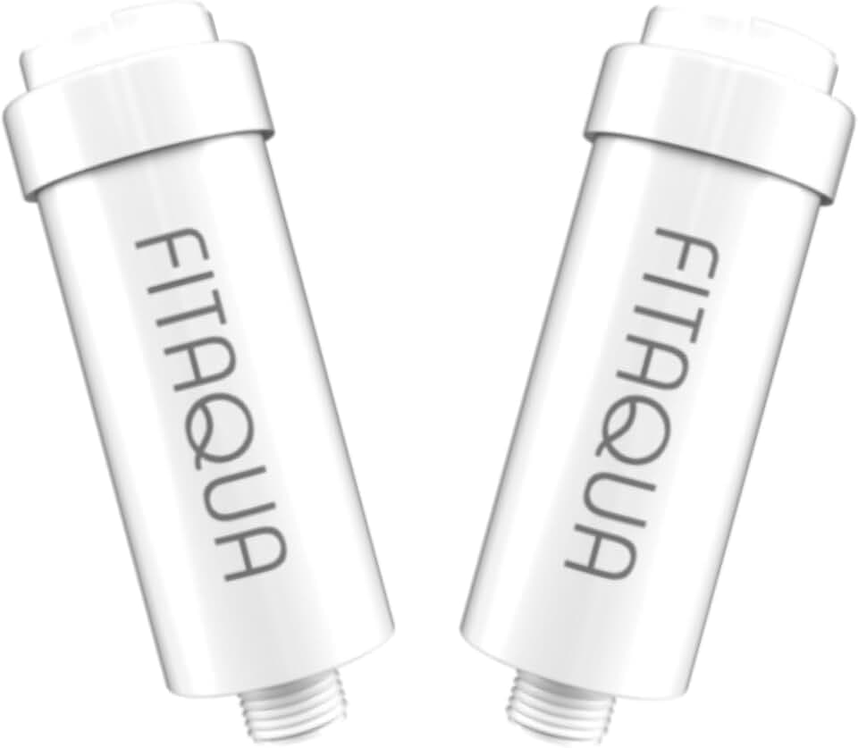Fit aqua Kalkfilter für Dusche & Badewanne – 2er-Set