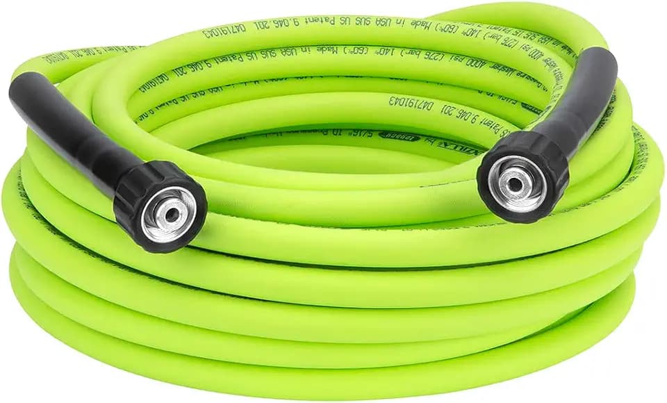 Flexzilla Pressure Washer Replacement Hose, 5/16 in. x 50 ft., 4000 PSI, M22 Fittings, No-Kink, Lightweight, ZillaGreen