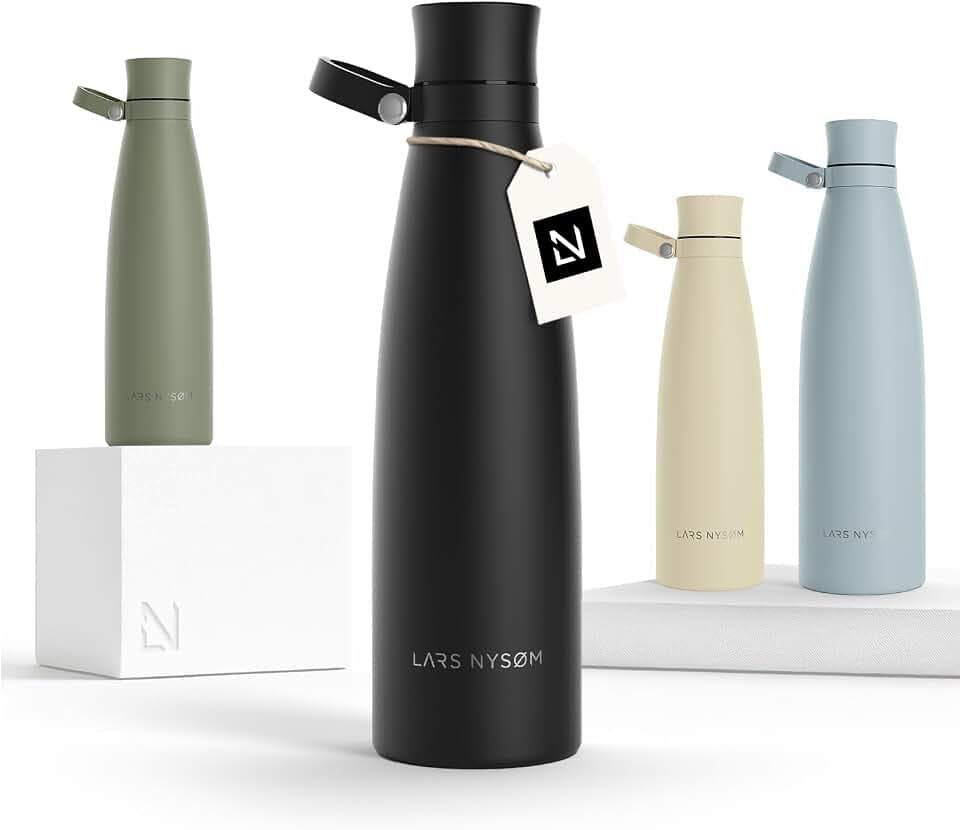 LARS NYSØM Stainless Steel Insulated Water Bottle 25oz Metal Water Bottles