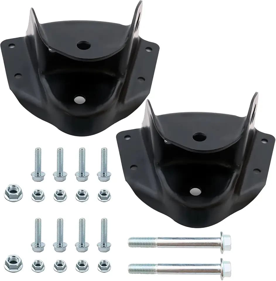 722-045 2Pcs Rear Spring Forward Leaf Spring Hanger Mounting Bracket Compatible with 1988-1999 Chevy GMC C1500 C2500