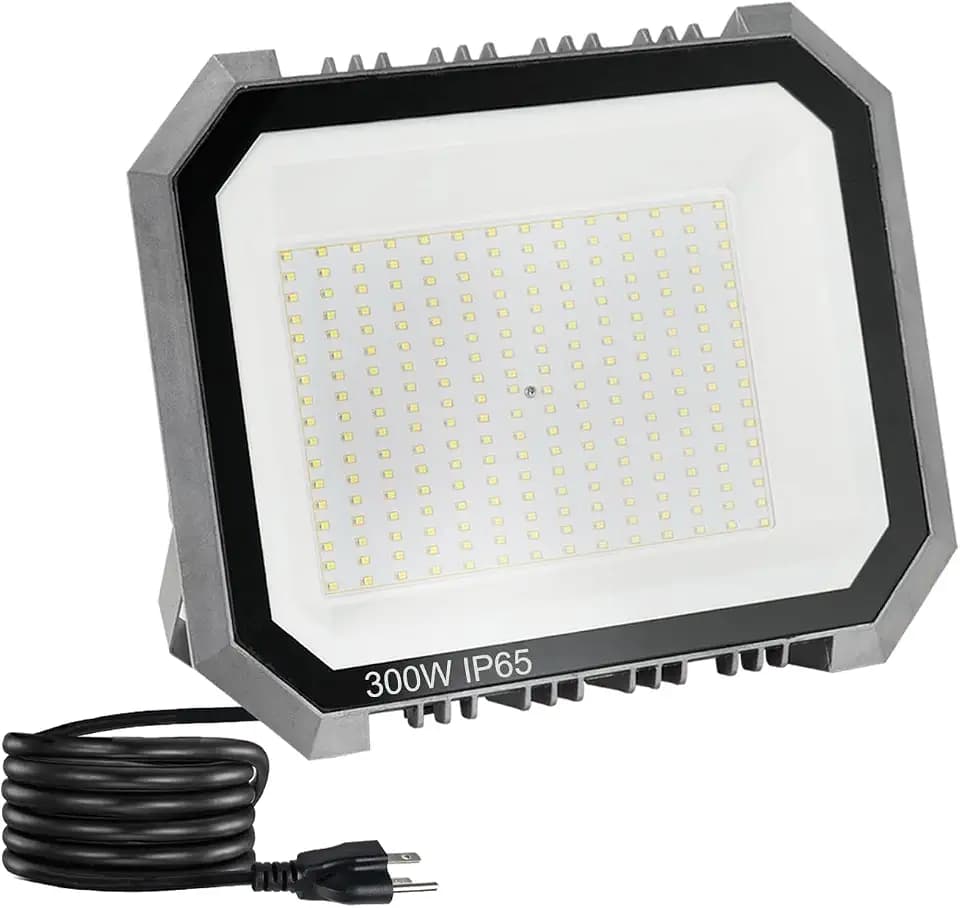 Leddictive 1 Pack LED Flood Lights Outdoor, 300W 30000LM Outside Work Light