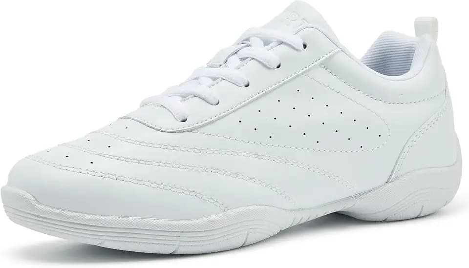 Cheer Shoes Girls White Dance Shoes Youth Cheerleading Sports Training Athletic Comfortable Shoes Flats Girl