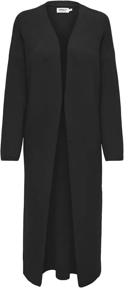 ONLY Damen Onlalpha Ls Maxi Cardigan KNT Strickjacke (1er Pack)