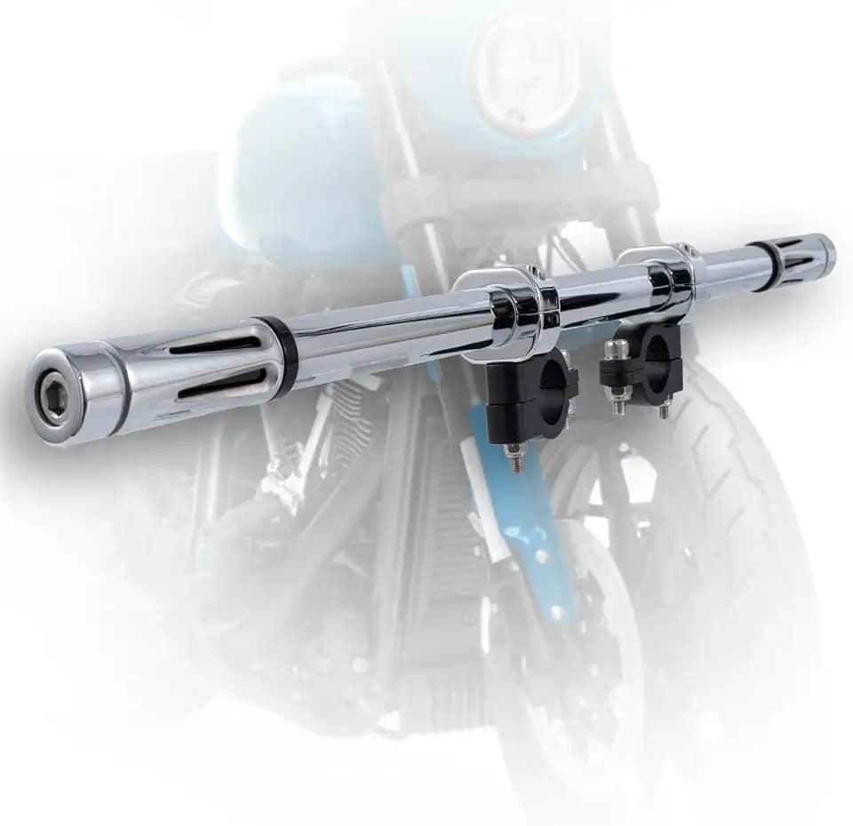 Crash Bar Engine Guard Highway Freeway Bar for Harley Touring Sports 883 softail dyna Street Bob Fat bob Breakout Low Rider V-Rod Deluxe (Chrome)