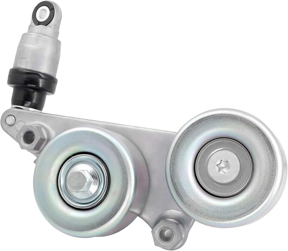 Belt Tensioner Assembly with Pulley, Compatible with 2008-2010 Honda Accord, 2005-2010 Odyssey, 2006-2011 Pilot, 2010 Accord Crosstour 3.5L, Replace# 31170R70A01, 31170RKB005