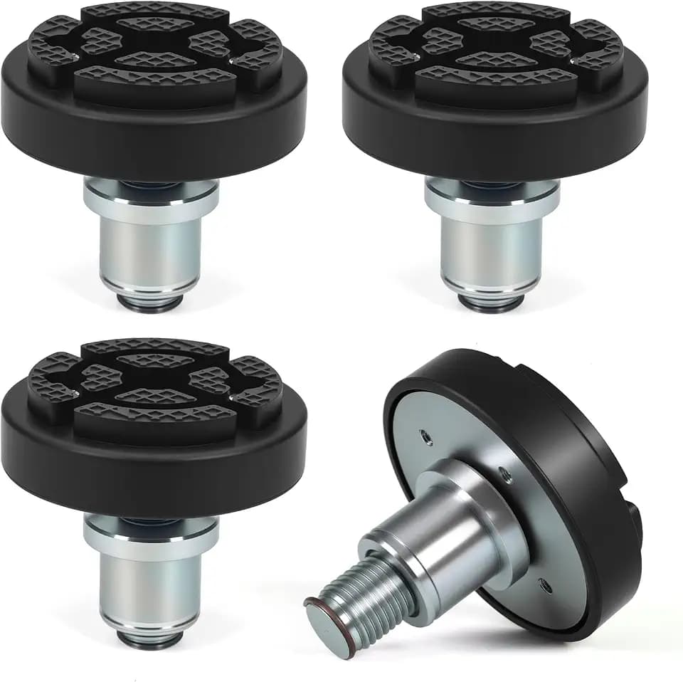4pcs 40mm Screw Up Car Lift Adapter with Upgraded Rubber Lift Pads