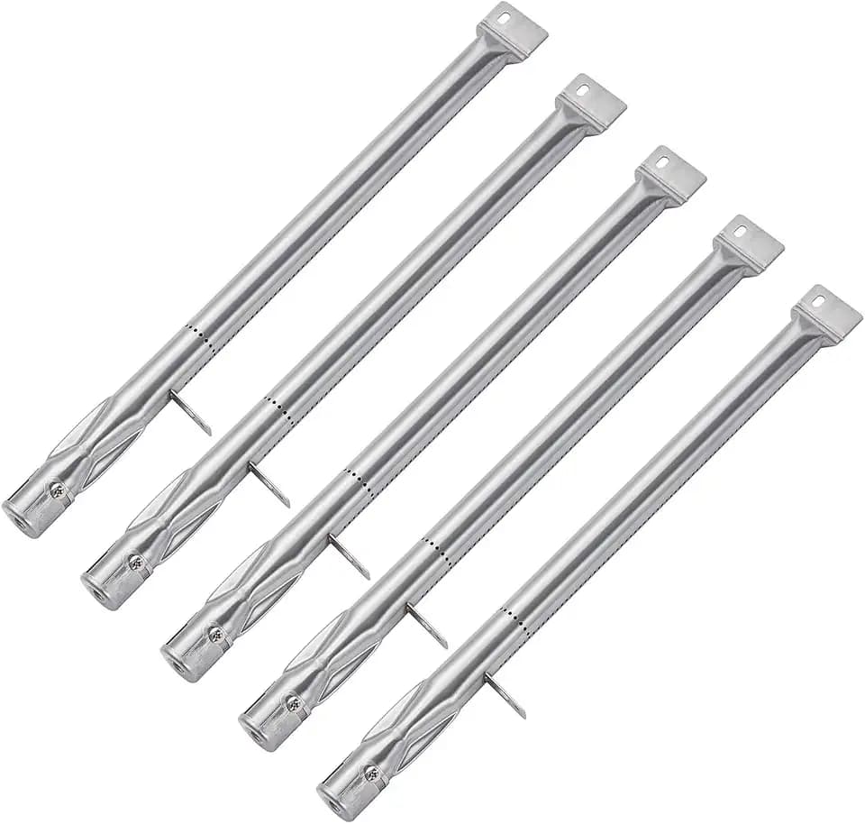 GR2210601-MM-00 Burner Grill Replacement Parts for Members Mark 5 Burner Grill Parts SAMS Club Rankam GR2210601 16261 Gas Grill Burner Tubes Stainless Steel 17.5 Inch GR2210601MM00 Grill Tubes