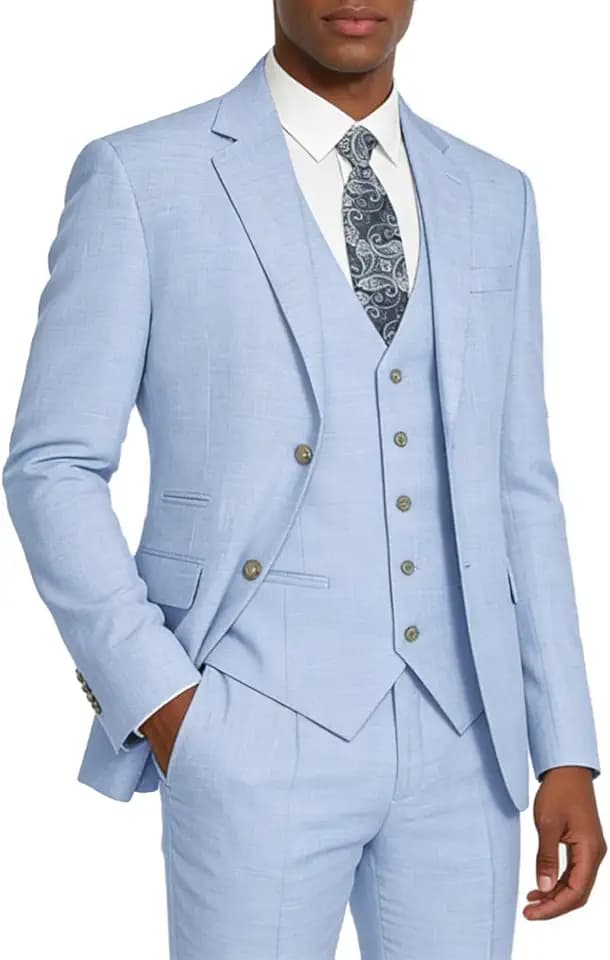 Suits for Men Slim Fit Formal Mens Suits 3 Piece Wedding Men's Tuxedo Set