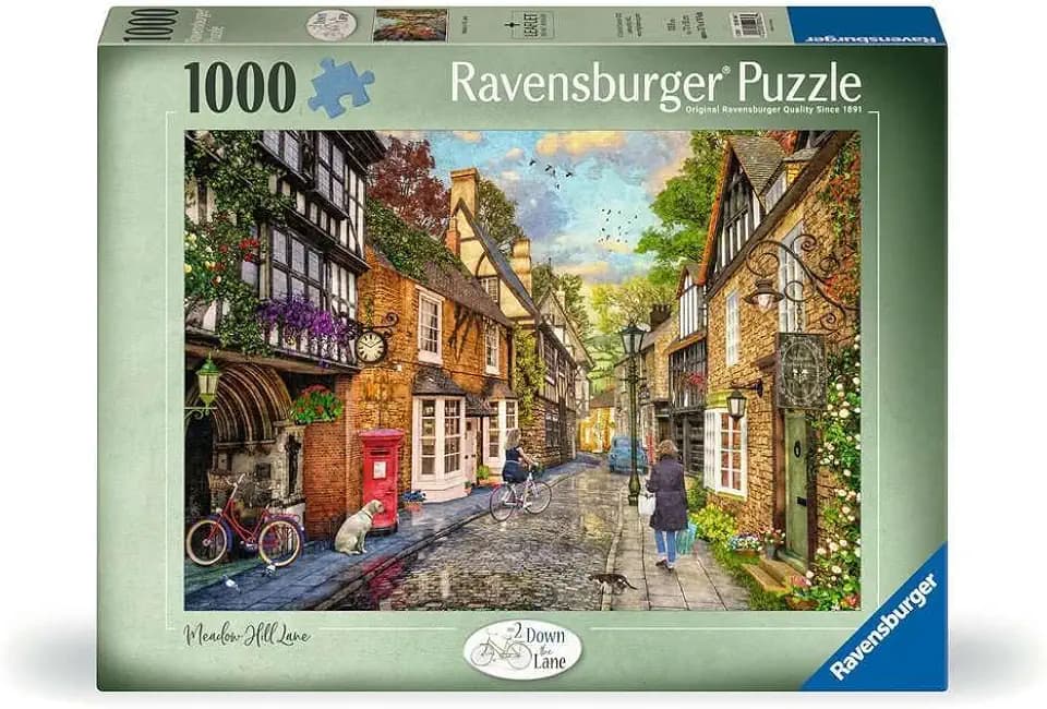 Ravensburger Puzzle Meadow Hill Lane- 1000 Teile Puzzle für Erwachsene
