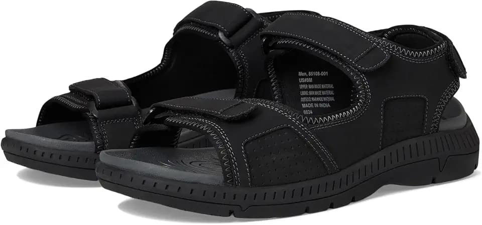 Nunn Bush Laguna 3 Strap River Sandal Lightweight Adjustable and Comfortable