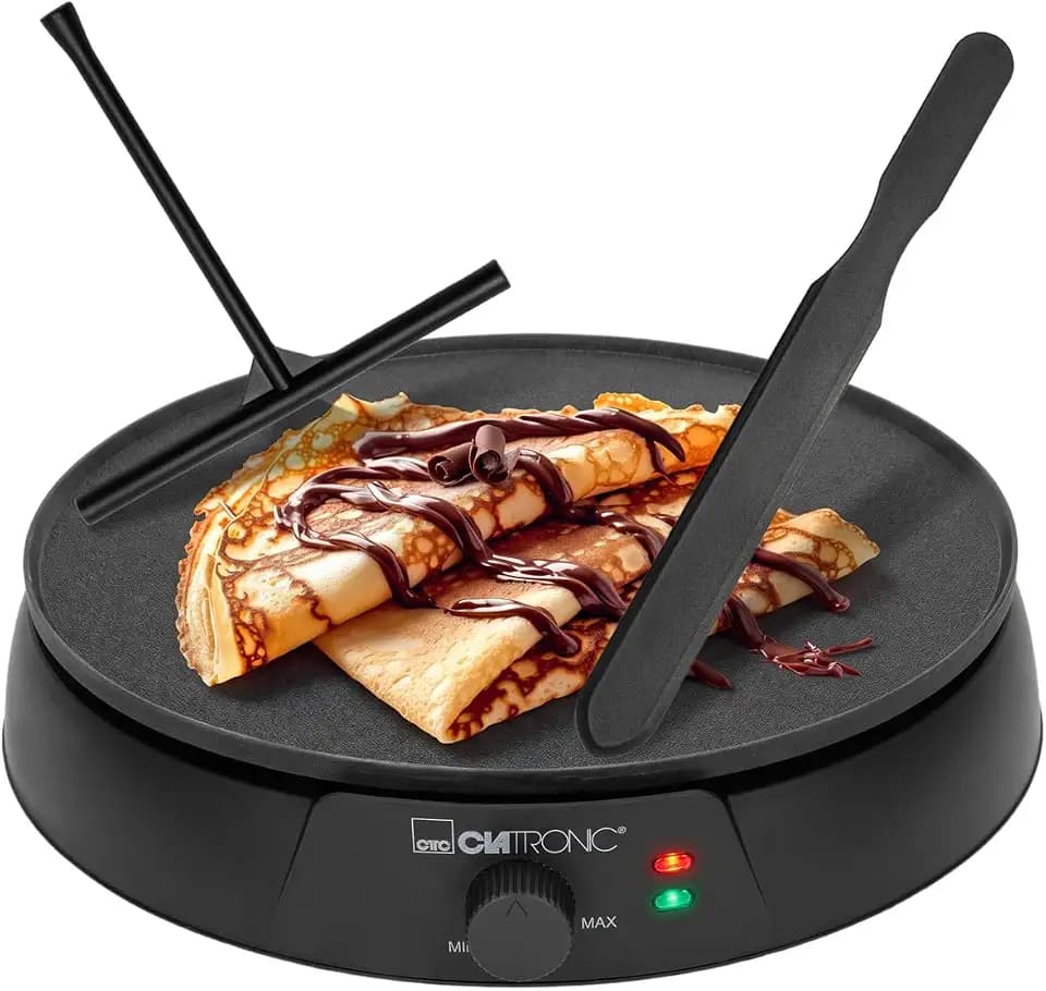 Clatronic® Crepes Maker | inkl. Teigverteiler und Crêpeswender | CM 3849
