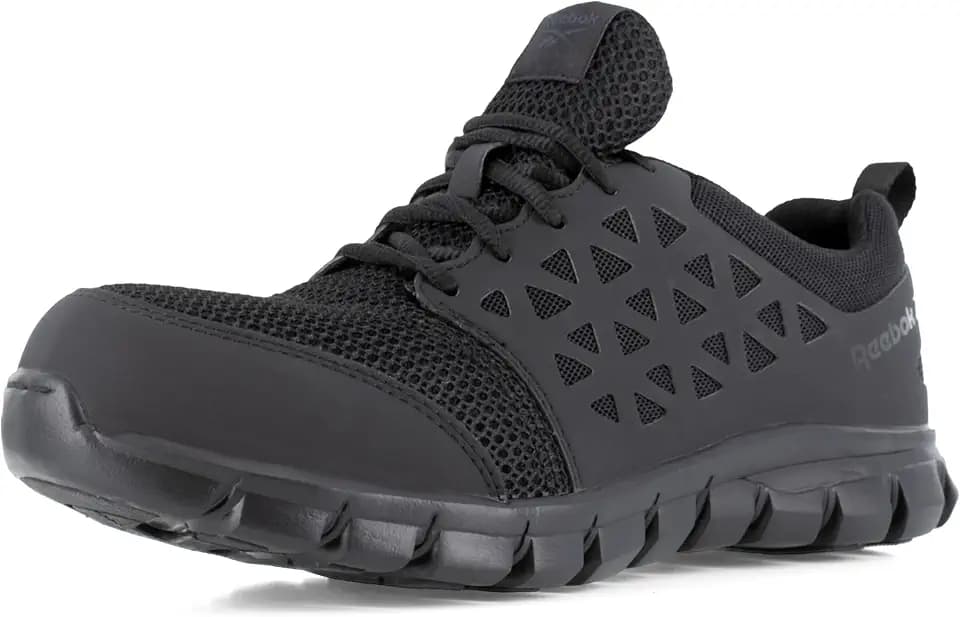 Reebok Work Men's Sublite Cushion Slip Resistant Composite Toe Work/Duty - Black
