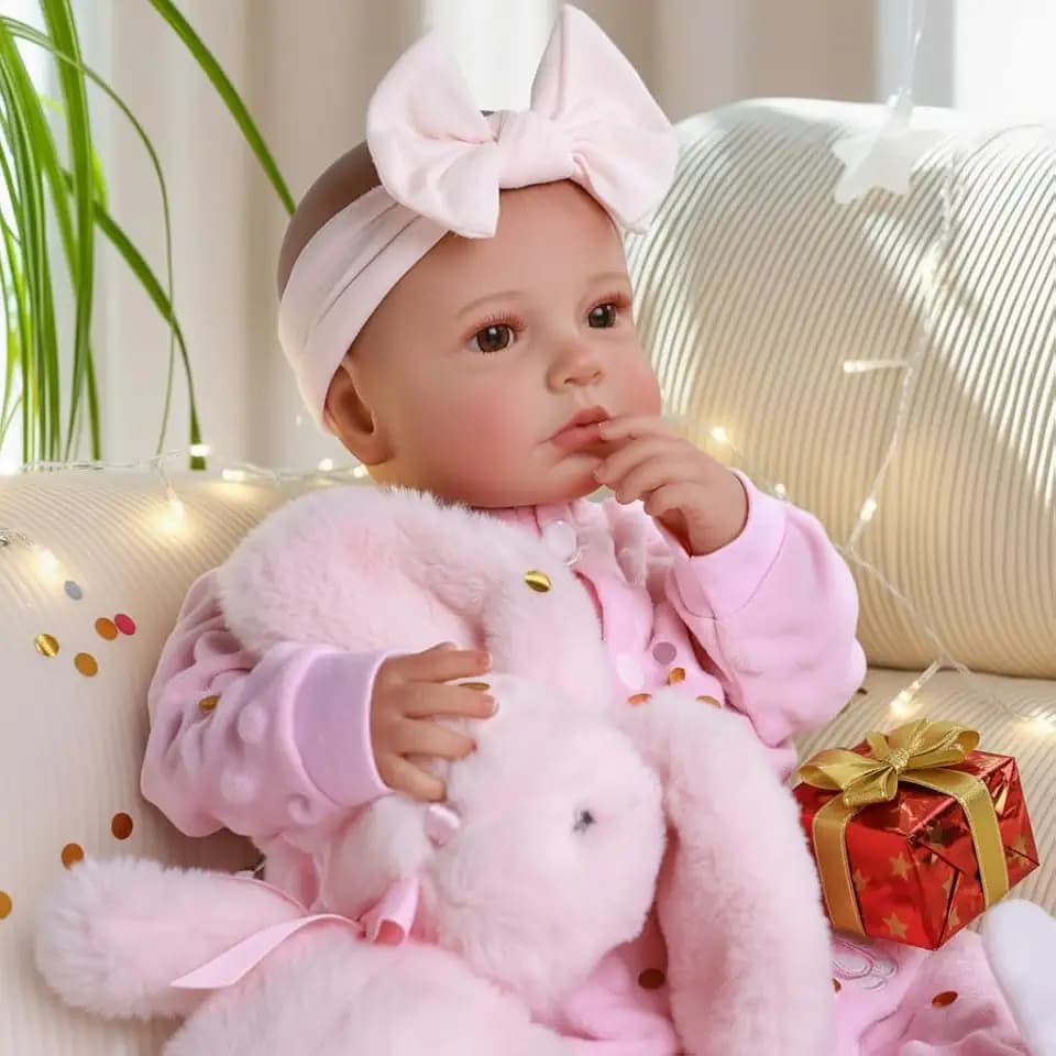 BABESIDE Reborn Baby Dolls - 20 Inch Cute Soft Vinyl Realistic Baby Doll