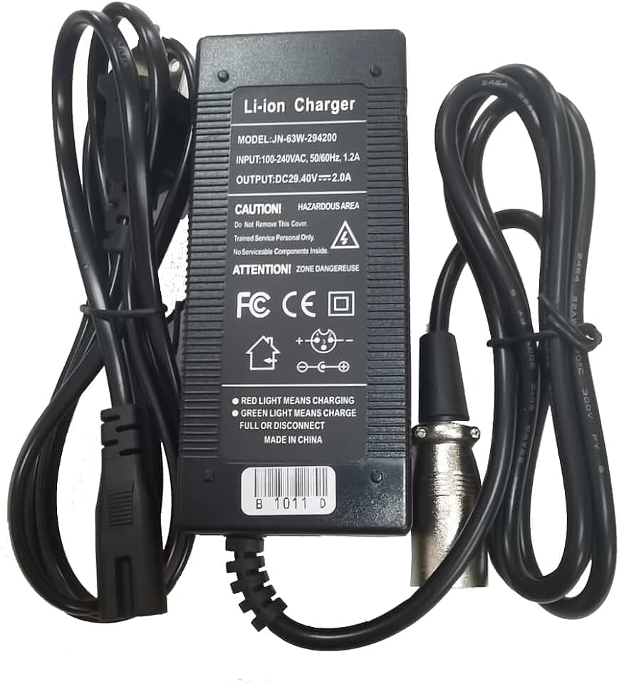24V （MAX29.4V） 2A Lithium Battery Charger for Power Wheelchair