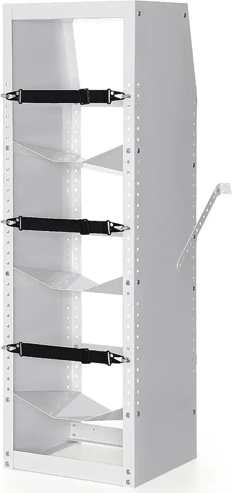 VEVOR Refrigerant Tank Rack, with 3 x 30-50lb Bottle Tanks, Cylinder Tank Rack 14.64x13.97x46.06 in, Refrigerant Cylinder Rack Gas Cylinder Racks and Holders for Freon, Gases, Oxygen, Nitrogen