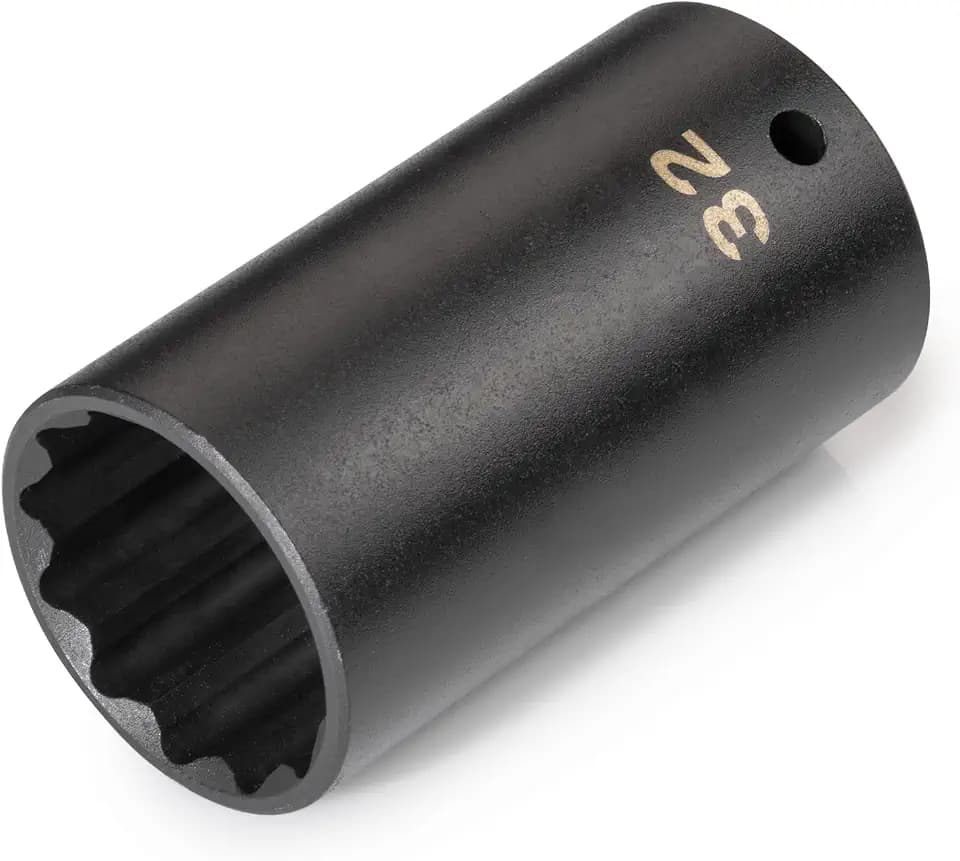 TEKTON 1/2 Inch Drive x 32 mm 12-Point Impact Socket | SID23332