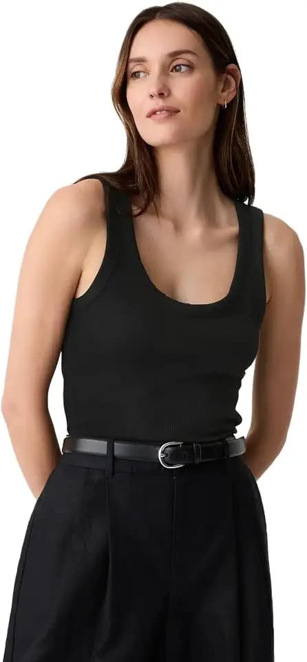 Gap Women's Ribbed Scoop Tank