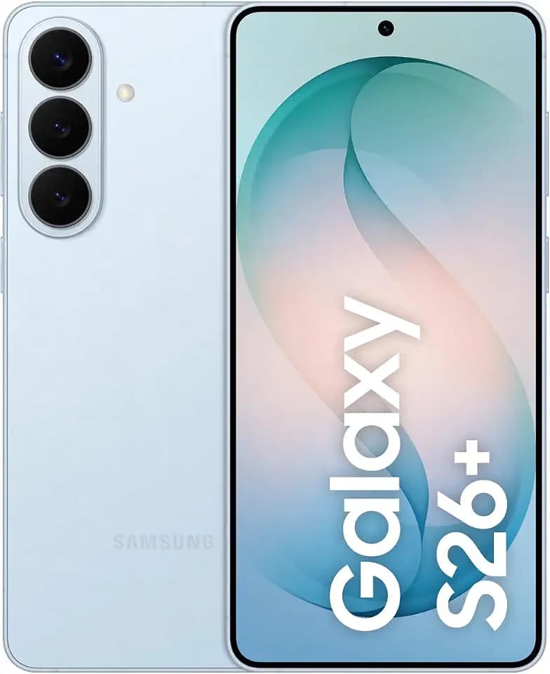 Samsung Galaxy S26+ AI Smartphone mit Galaxy AI, Ohne Vertrag, Handy mit Android, 12 GB RAM, 256 GB Speicher, AP Prozessor, 50 MP, Sky Blue, 3 Jahre Herstellergarantie [Exklusiv auf Amazon]