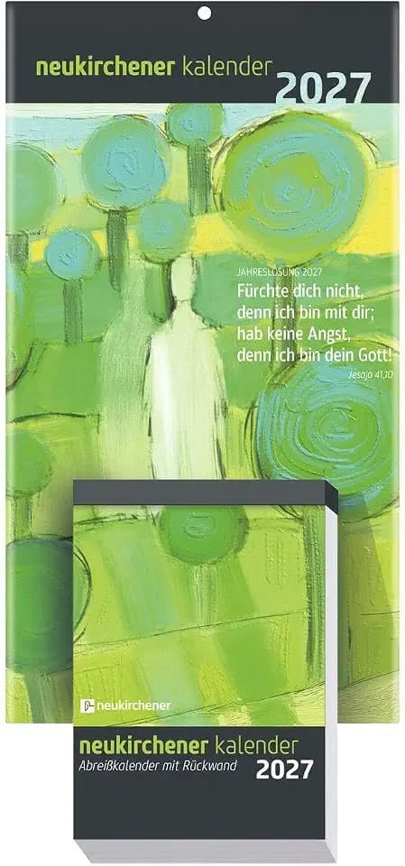 Neukirchener Kalender 2027 - Abreißkalender mit Rückwand