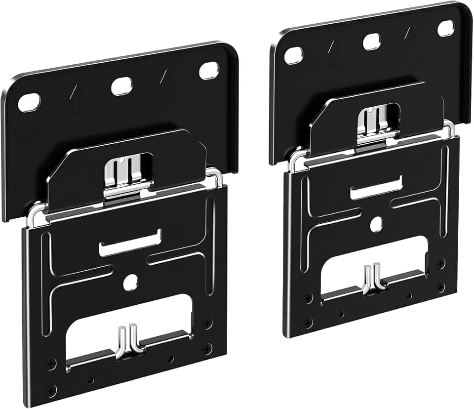 Ultra Slim TV Wall Mount, 0.3” Micro-Gap Low Profile TV Mount for 14"-80" Flat/Frame TVs, Holds up to 100 lbs, Minimalist Look, Hardware Kit Included