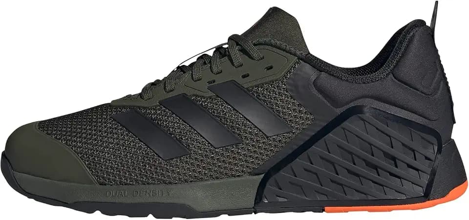 Adidas Unisex-Adult Dropset 3 Training, Night Cargo/Black/Impact Orange, 10.5