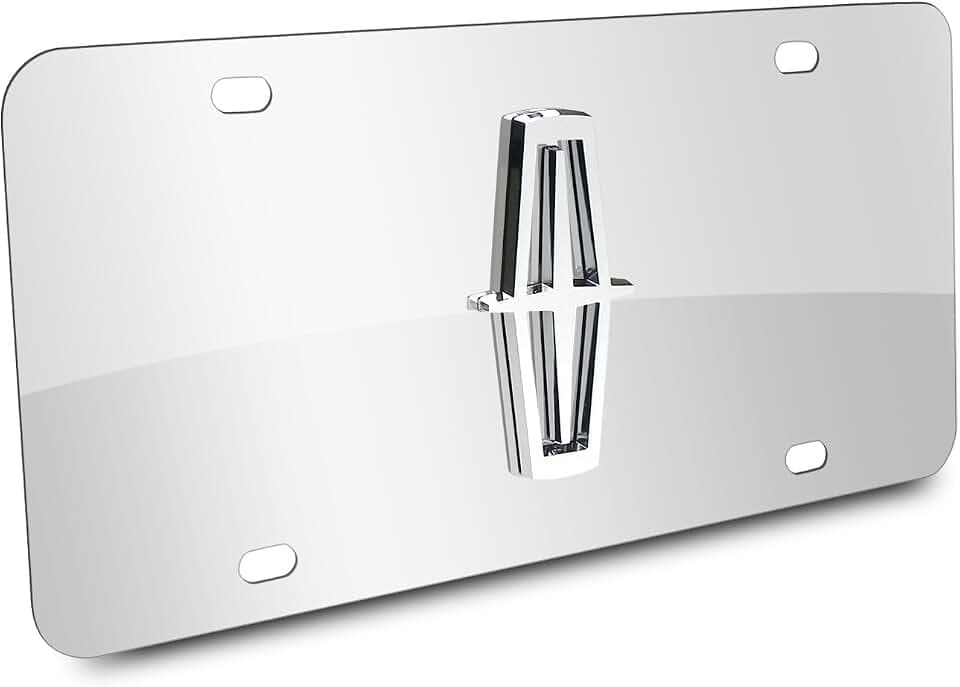 Au-Tomotive Gold Lincoln Chrome/No Fill Logo on Chrome Plate