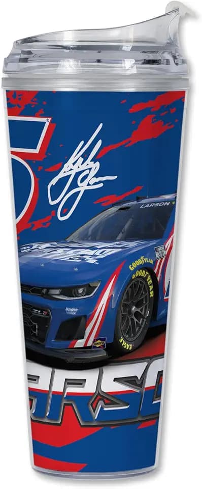 Rico Industries NASCAR Racing Kyle Larson Kyle Larson 24oz Acrylic Tumbler with Hinged Lid