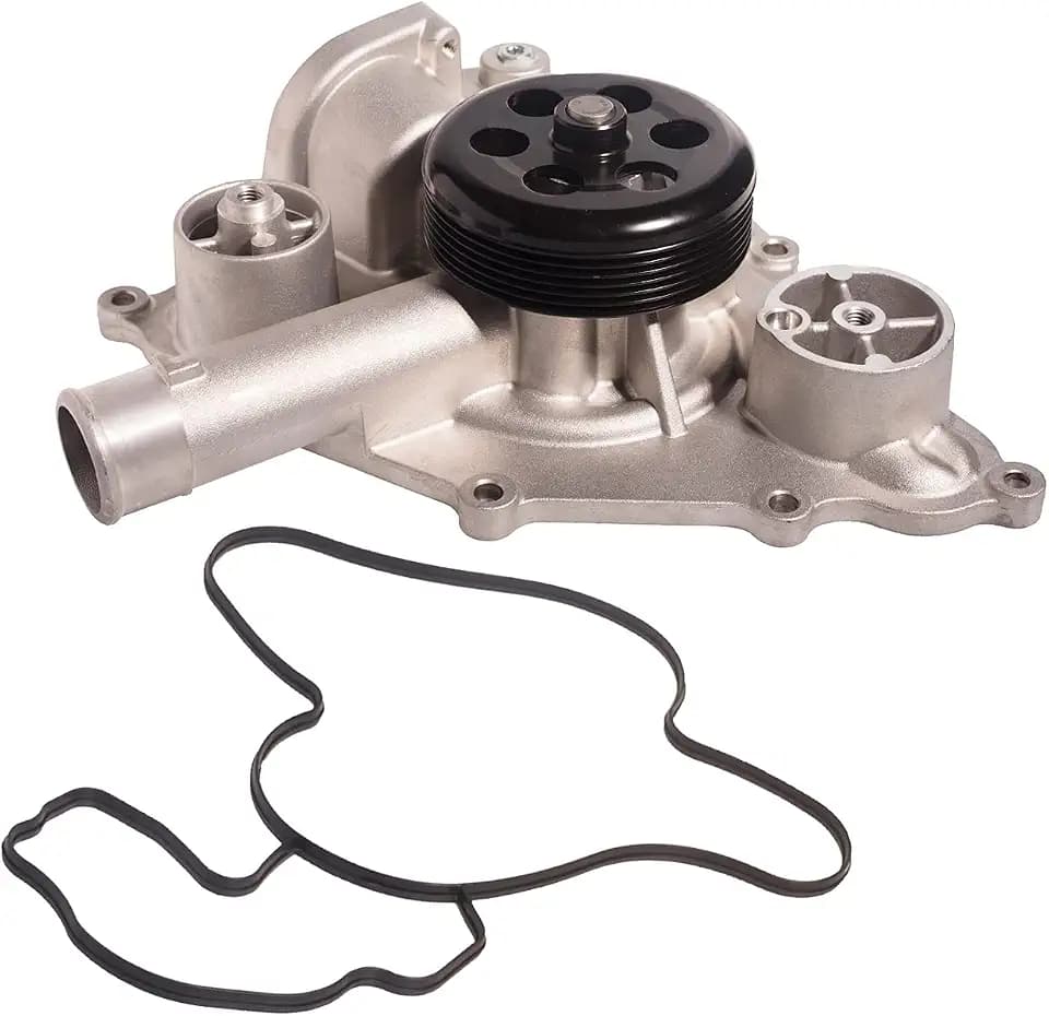 TUCAREST AW7170 Professional Water Pump Kit With Gasket (For 2005-2008:5.7L Vin (2/H) ; 2005-2010:6.1L) Compatible With Ch-rysler 300 /Do-dge Challenger Charger Magnum/Je-ep Commander Grand Cherokee