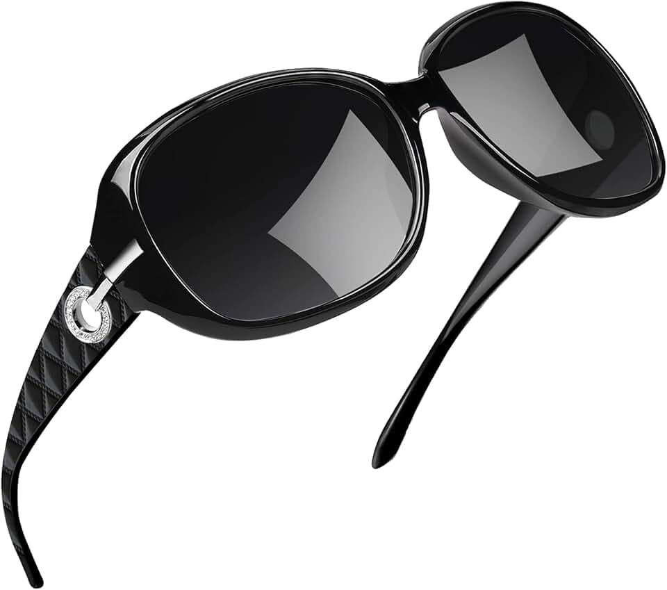Joopin Oversized Rectangle Sunglasses UV400 Protection Shades for Women