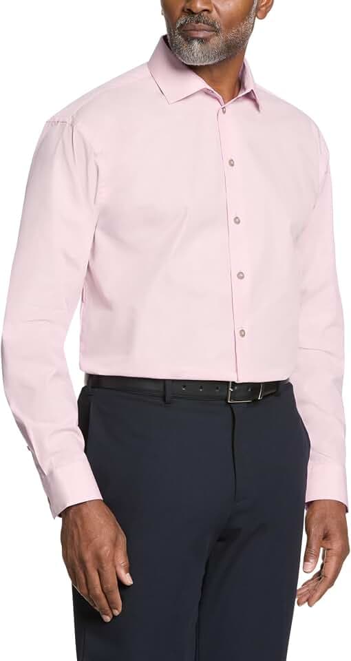 Kenneth Cole New York Men's Dress Shirt Regular Fit Solid