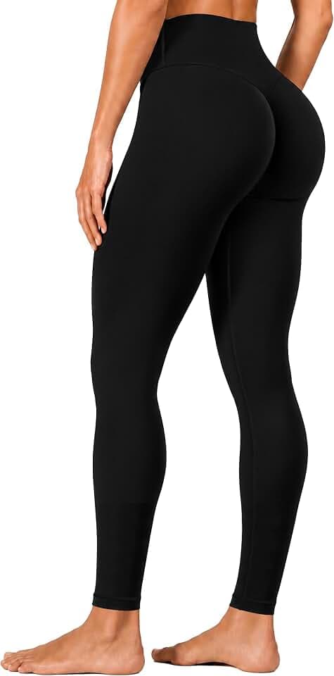 Sunzel Women's Butt Lifting No Front Seam High Waisted Workout Leggings